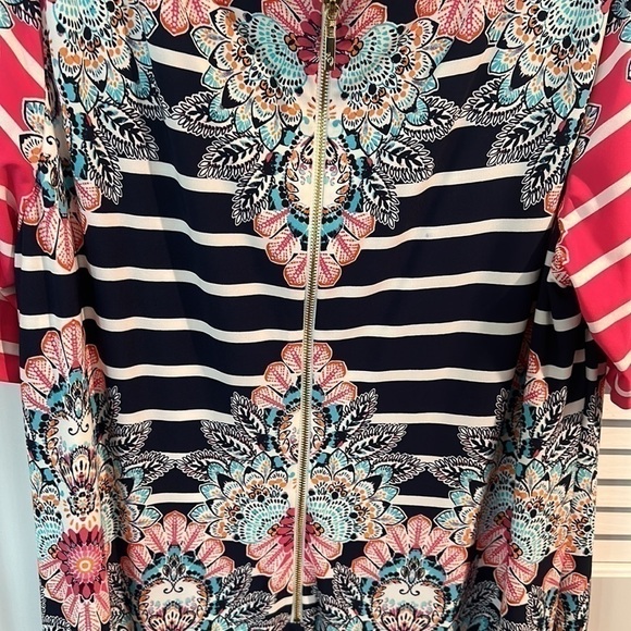 Guc Beautiful Floral Summer Short Sleeves Dress by ELIZA J. Size 18W. - Picture 5 of 7